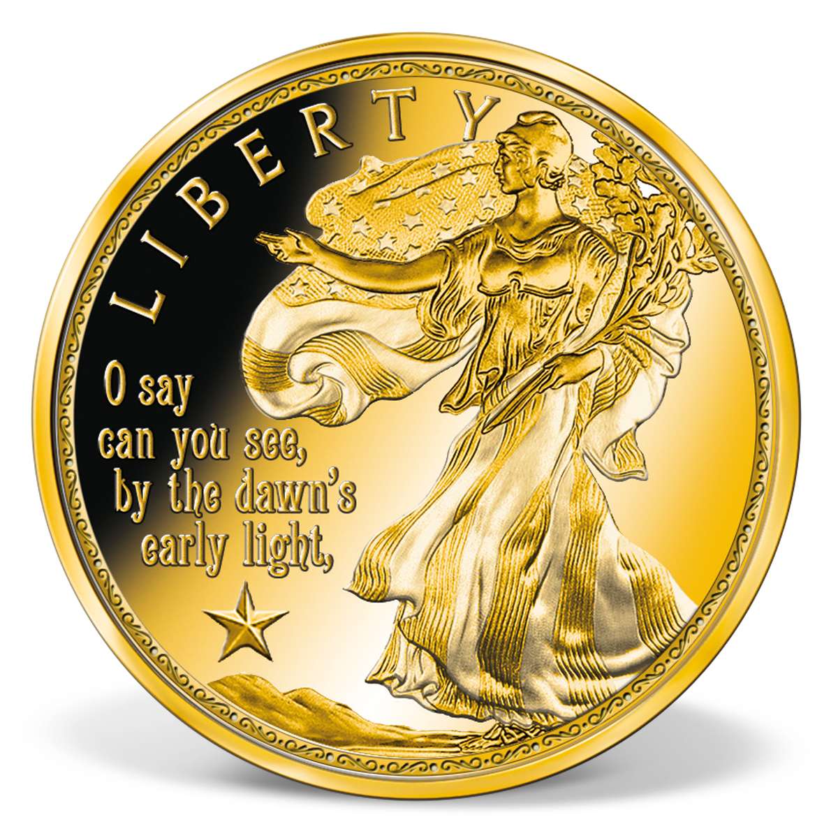 Dawn's Early Light Commemorative Coin view 2