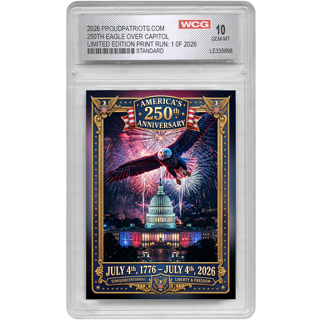 Eagle Over the Capitol Collector Card